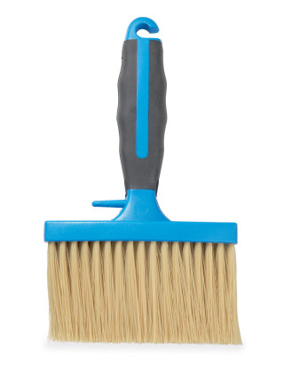 Blue brush handle white background - fluxus free wallpaper for mobile