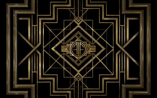 Black gold art deco diamond - modern art deco free wallpaper