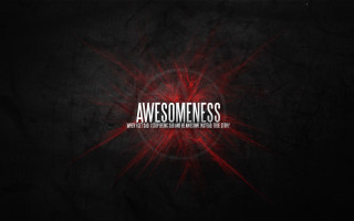 Awesomeness red light dark background - the center of the image free wallpaper