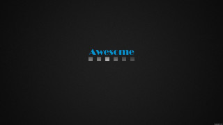Black background blue black logo - awesome free wallpaper