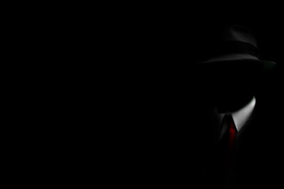 Man hat tie dark red 3 - a man in a hat free wallpaper