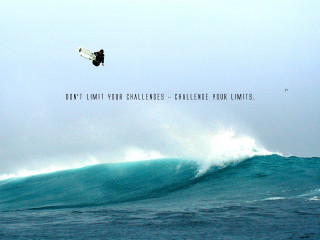 Surfboard air wave quote surfing - cliff childs free wallpaper