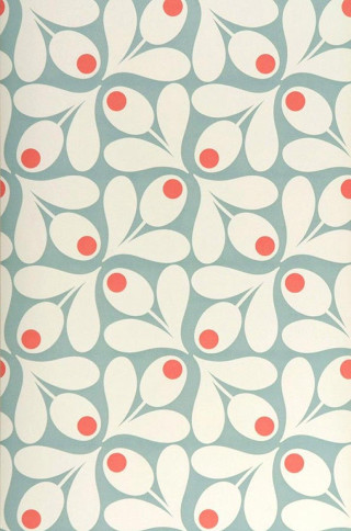 Red white leaves blue background - a wallpaper free wallpaper for mobile