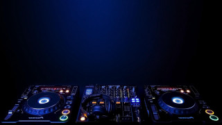 Dj controller blue light dark - a dj free wallpaper