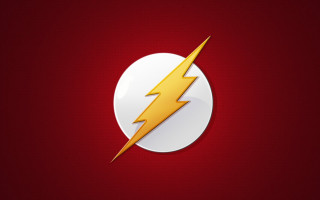 White button yellow lightning red - a white button free wallpaper