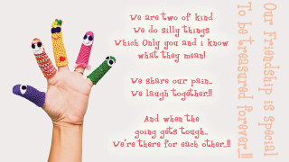 Hand finger puppet poem image - thing free wallpaper
