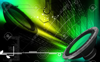 Green black background speaker green - a speaker free wallpaper