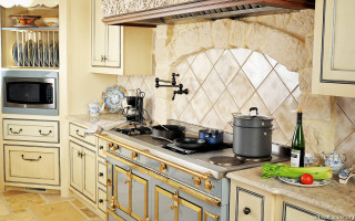 Kitchen stove modern interior cozy 2 - a stove free wallpaper