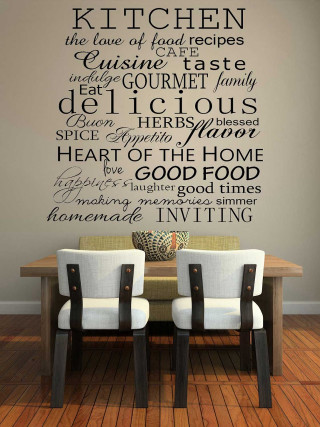 Kitchen wall sticker dining room - detail free wallpaper for mobile
