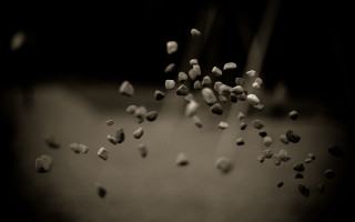 Food pieces table black white - kinetic pointillism free wallpaper for desktop