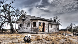 Run down house field barrel - edward otho cresap ord ii free wallpaper