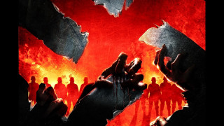 Group red background bloody cross - aleksi briclot free wallpaper