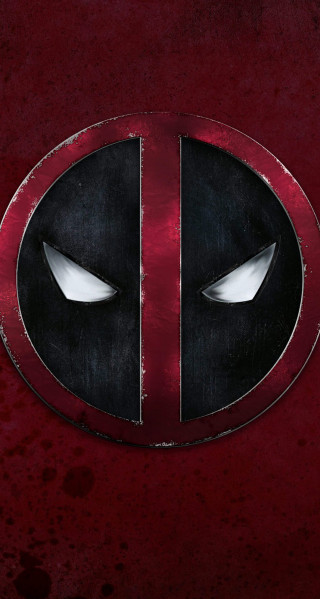 Deadpool logo red background white - free other wallpaper for mobile