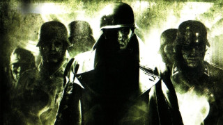 Zombies man black hoodie helmet - a group of zombies free wallpaper