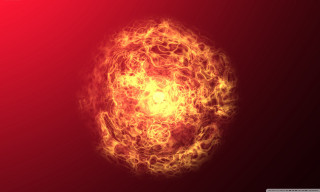 Red fire sword magic embers - octane renderer free wallpaper for desktop