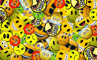 Colorful smiley faces wallpaper background - a wallpaper background free wallpaper for desktop
