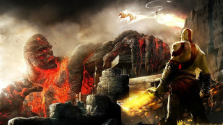 Man yellow red outfit fire 2 - dark soul free wallpaper