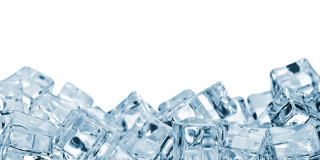 Ice cubes white table white - conceptual art free wallpaper for desktop
