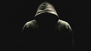 Person hooded jacket dark hood - free dark wallpaper for desktop