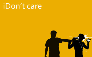 Man woman cellphone yellow background - a man and a woman free wallpaper