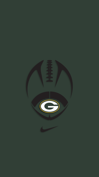 Green bay packers logo football - art green free wallpaper for mobile