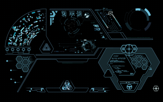 Futuristic blue black background design - blueprint free wallpaper for desktop