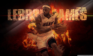 Basketball player flame background heat - derek gores free wallpaper