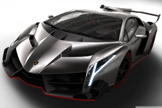 Silver sports car red trims - a white background free wallpaper