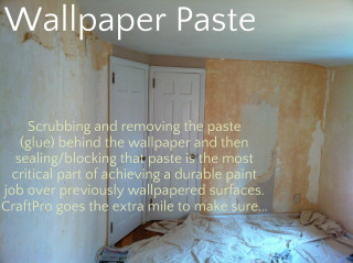 Bed room door wallpaper paste - temporary free wallpaper
