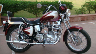 Red white motorcycle parking lot - free motorcycles wallpaper