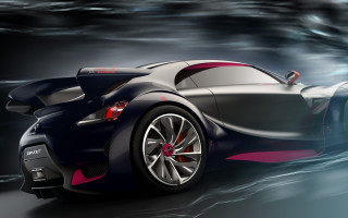 Artistic car dark background red - artistic free wallpaper