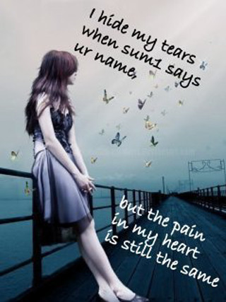 Woman pier quote standing image - emotional free wallpaper for mobile