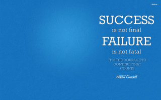 Blue background william campbell success - inspirational free wallpaper for desktop