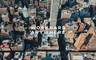 City tall buildings white sign - a white sign free wallpaper