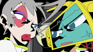 Cartoon character mirror face painted - vorticism free wallpaper