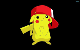 Pikachu red hat baseball bat - a pikachu free wallpaper for desktop
