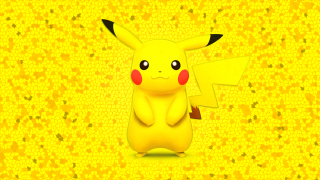 Pikachu yellow background stars dots - a pikachu free wallpaper