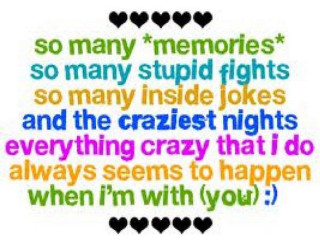 Memories hearts rainbow quote credits - stupid free wallpaper