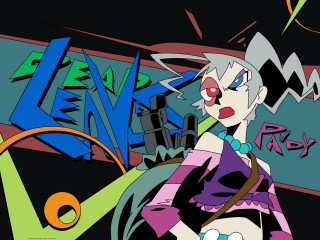 Cartoon crazy expression graffiti scissors - aya goda free wallpaper for desktop