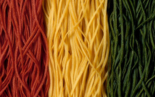 Colored stringing cords close up - string free wallpaper
