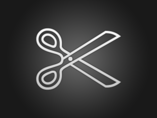 Scissors black background white outline - a pair of scissors free wallpaper for desktop