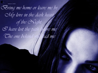 Woman long hair dark background 2 - free dark wallpaper for desktop