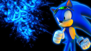 Blue sonic hedgehog character blue - sonic free wallpaper for desktop