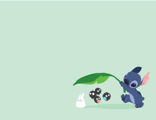 Cartoon character plant small animals - a plant free wallpaper for desktop
