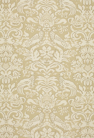 Beige white wallpaper bird pattern - side and a bird free wallpaper for mobile