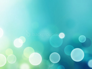 Blurry blue green background circles - circle of light free wallpaper