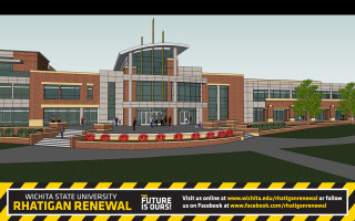 Yellow black stripe building rendering - balcomb greene free wallpaper