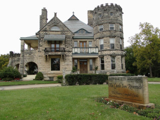 Large stone building castle inn - arlington nelson lindenmuth free wallpaper