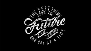 Black white typural lettering quote - best free wallpaper