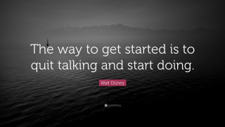 Quote on water black white - the way free wallpaper